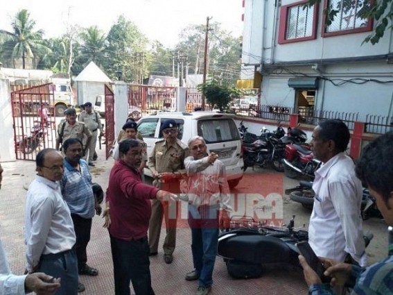 CPI-M party office attacked in broad day light 